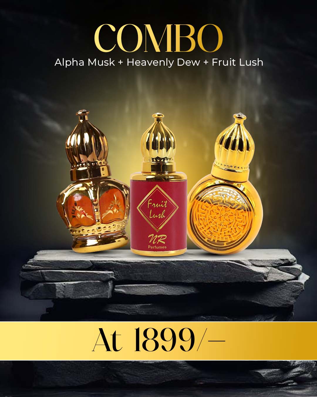 Alpha Musk + Heavenly Dew+ Fruit Lush